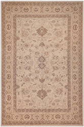 handmade Traditional Kafkaz Ivory Tan Hand Knotted RECTANGLE 100% WOOL area rug 10 x 14